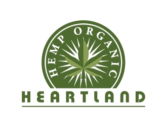 Heartland Hemp Organic logo design by pambudi