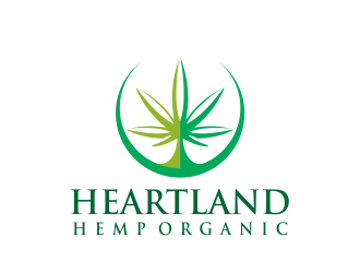 Heartland Hemp Organic logo design by AisRafa