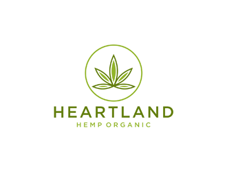 Heartland Hemp Organic logo design by ndaru