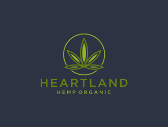 Heartland Hemp Organic logo design by ndaru