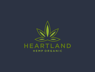 Heartland Hemp Organic logo design by ndaru