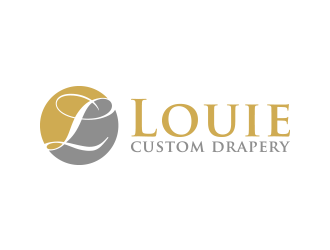 Louie Custom Drapery logo design by lexipej