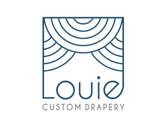 Louie Custom Drapery logo design by andriandesain