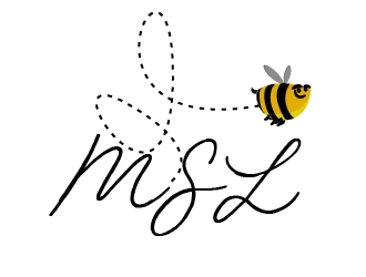 Bee Free to Read logo design by shravya
