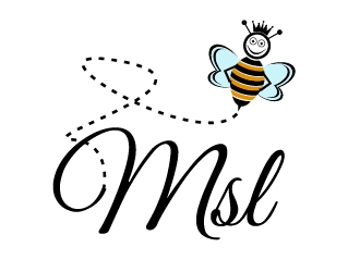 Bee Free to Read logo design by shravya