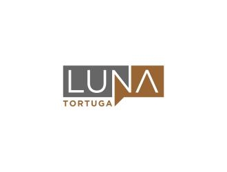 Luna Tortuga logo design by Artomoro