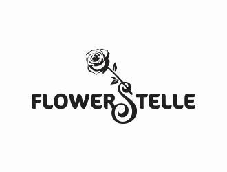 FLOWERSTELLE logo design by AisRafa