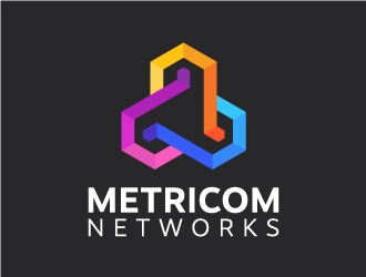 Metricom Networks logo design by nehel