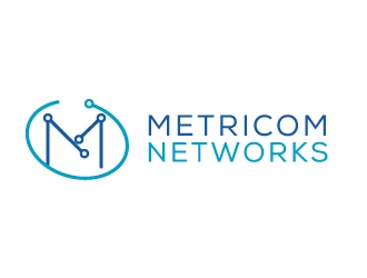 Metricom Networks logo design by yans