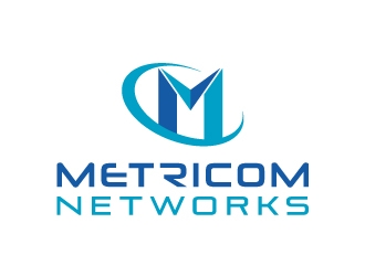 Metricom Networks logo design by yans