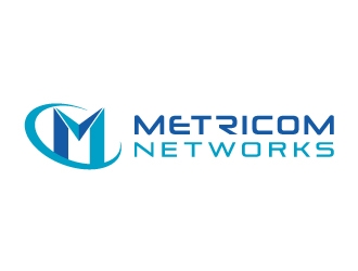 Metricom Networks logo design by yans