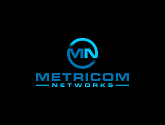 Metricom Networks logo design by ArRizqu