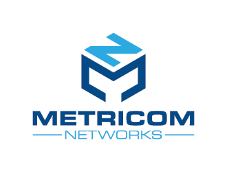 Metricom Networks logo design by mhala