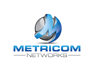 Metricom Networks logo design by mhala