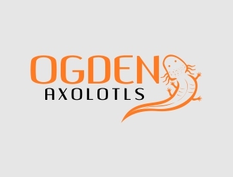 Ogden Axolotls logo design by DanizmaArt