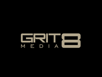 Grit 8 Media logo design by serprimero