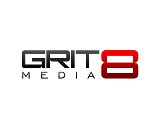 Grit 8 Media logo design by serprimero