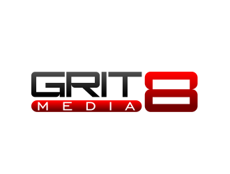 Grit 8 Media logo design by serprimero