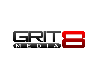 Grit 8 Media logo design by serprimero