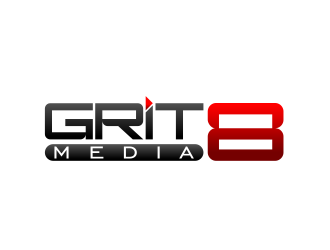 Grit 8 Media logo design by serprimero