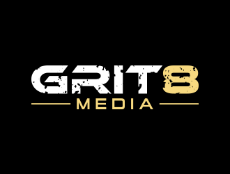 Grit 8 Media logo design by lexipej