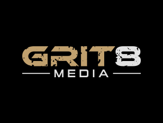 Grit 8 Media logo design by lexipej