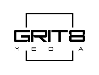 Grit 8 Media logo design by serprimero