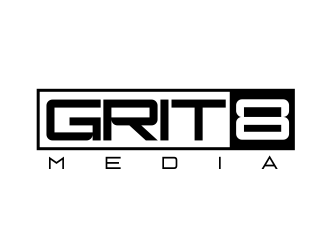 Grit 8 Media logo design by serprimero