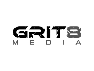 Grit 8 Media logo design by lexipej