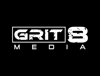 Grit 8 Media logo design by lexipej