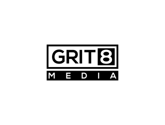 Grit 8 Media logo design by RIANW