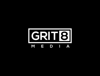 Grit 8 Media logo design by RIANW