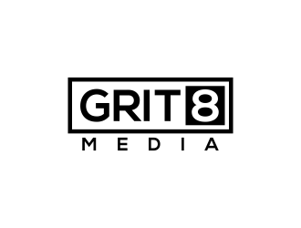 Grit 8 Media logo design by RIANW