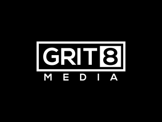 Grit 8 Media logo design by RIANW