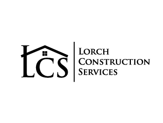 Lorch Construction Services logo design by kopipanas