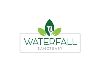 Waterfall Sanctuary logo design by Rachel
