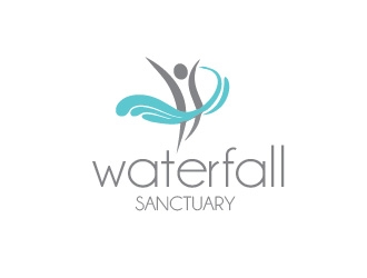 Waterfall Sanctuary logo design by Rachel