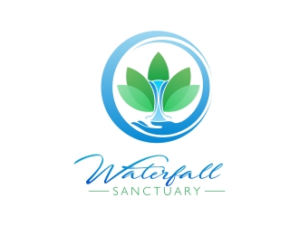 Waterfall Sanctuary logo design by yunda