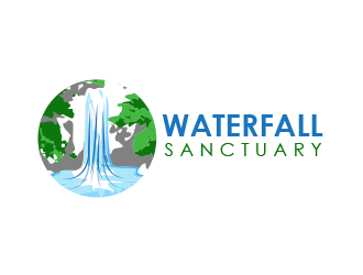 Waterfall Sanctuary logo design by BeDesign