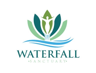 Waterfall Sanctuary logo design by sanworks
