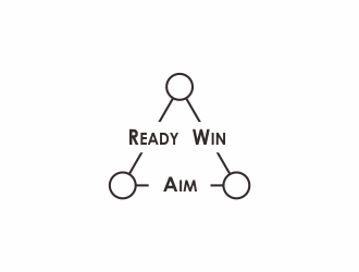 READY • AIM • WIN logo design by Dianasari