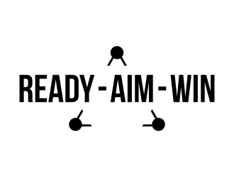READY • AIM • WIN logo design by maseru