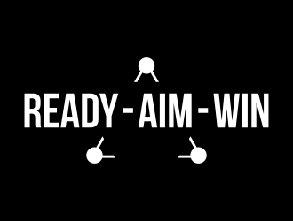 READY • AIM • WIN logo design by maseru