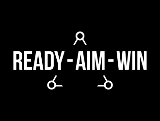 READY • AIM • WIN logo design by maseru