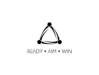 READY • AIM • WIN logo design by yunda