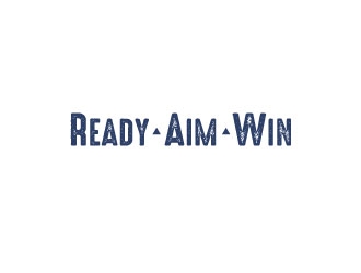 READY • AIM • WIN logo design by sanworks