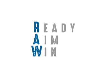 READY • AIM • WIN logo design by sanworks