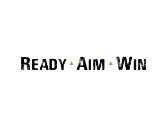 READY • AIM • WIN logo design by sanworks