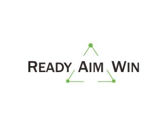 READY • AIM • WIN logo design by sanworks