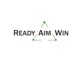 READY • AIM • WIN logo design by sanworks